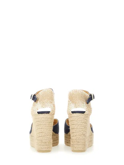 Castañer Castaner "white" Espadrille In Black
