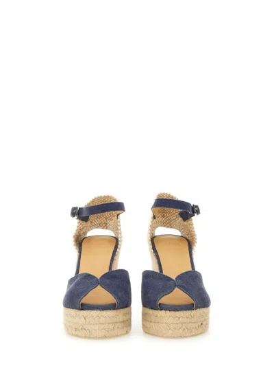 Castañer Castaner "white" Espadrille In Black