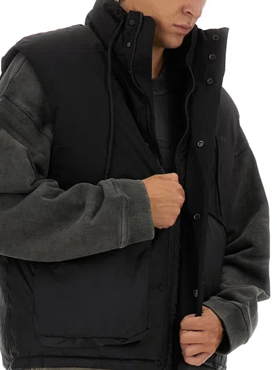 Represent Padded Vest In Black