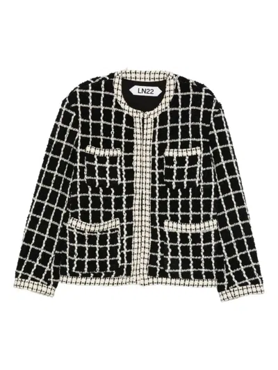 Ln22 Wool Jacket In Black
