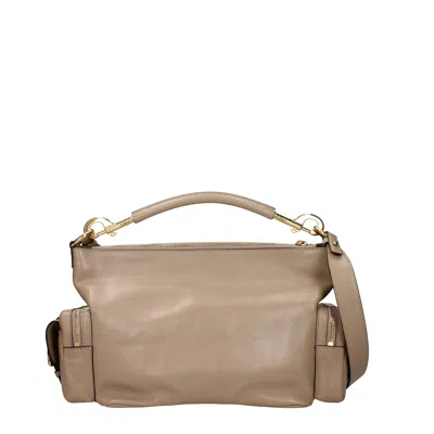 Chloé 女装s 手提包相机包米色皮革 In Neutral