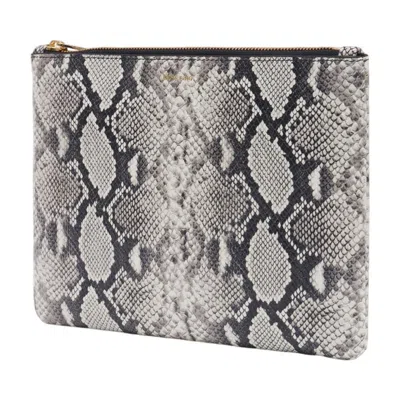 Anine Bing Elly Large Pouch In Gray