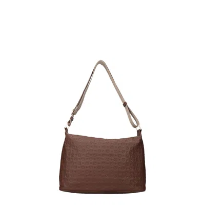 Pollini Women's Crossbody Bags Brown/chocolate Leather In Brown