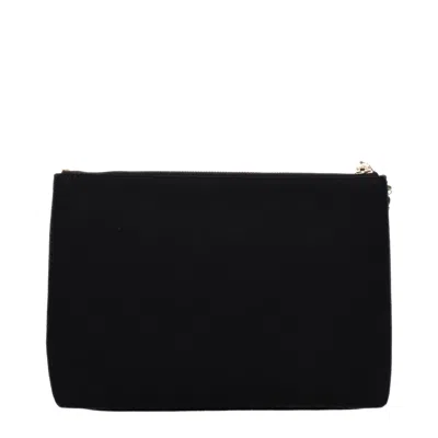 Givenchy Pochette Donna Fabric Black In Black