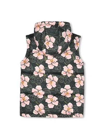 Kenzo Down Jacket With Removable Sleeves In Pink