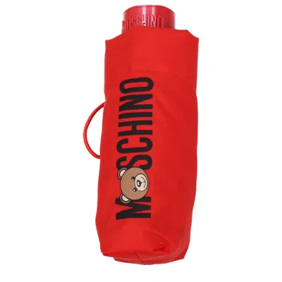 Moschino Red Polyester Umbrellas In Red