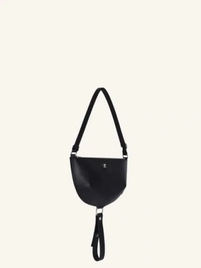 Courrèges Courreges Pre Leather Shoulder Bag In Black