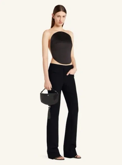 Courrèges Courreges Pre Leather Shoulder Bag In Black