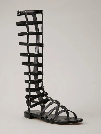 角斗士平底凉鞋