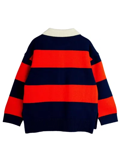 Mini Rodini Striped Sweater In Multi