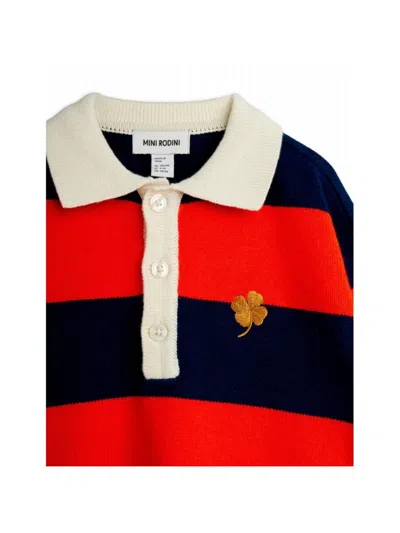 Mini Rodini Striped Sweater In Multi