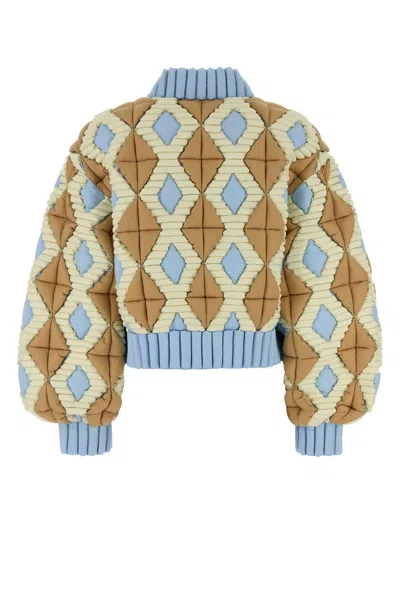 Raxxy Multicolor Nylon Down Jacket In Multi