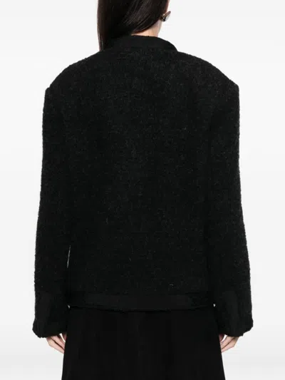 Ln22 Wool Jacket In Black