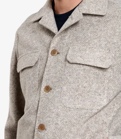 At.p.co Jackets Beige In Gray