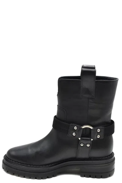 Sergio Rossi Booties In Black