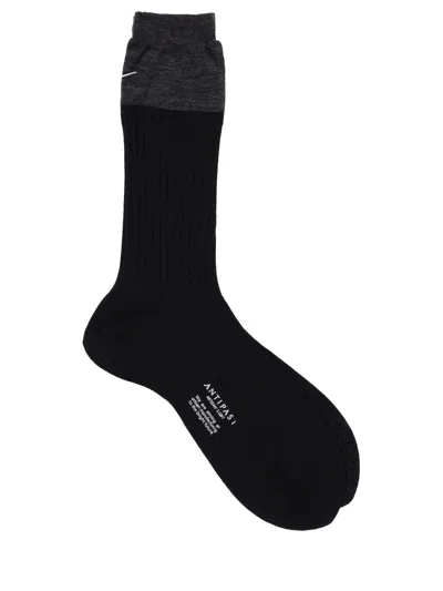 Antipast Knitted Socks In Black