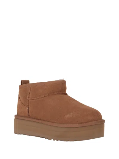 Ugg Classic Ultra Mini Platform Boots In Brown