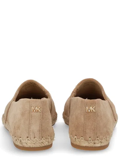 Michael Michael Kors Michael By Michael Kors Mini Leather Flats For Women In Brown