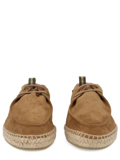 Castañer Ned Lace-up Suede Espadrilles In Brown