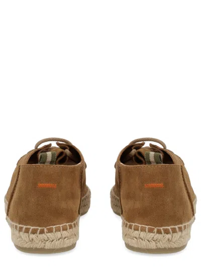 Castañer Ned Lace-up Suede Espadrilles In Brown