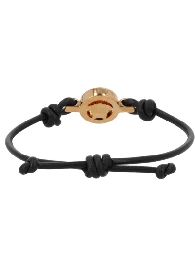 Versace 徽标手链 In Black