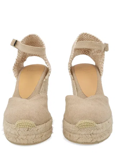 Castañer Castaner Chic Espadrille Heels In Neutral