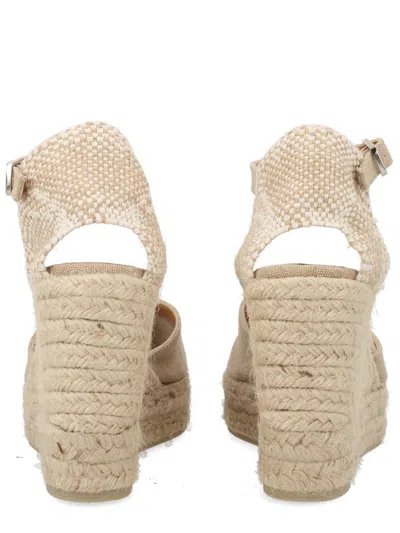 Castañer Castaner Chic Espadrille Heels In Neutral