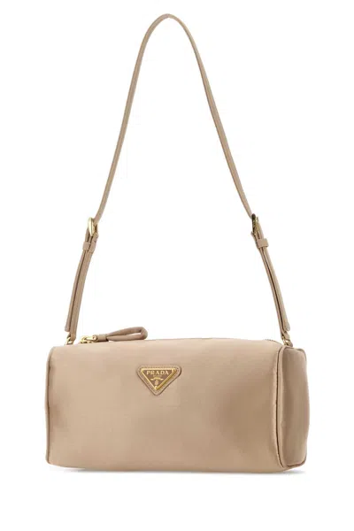 Prada 沙色缎面迷你单肩包 In Neutral