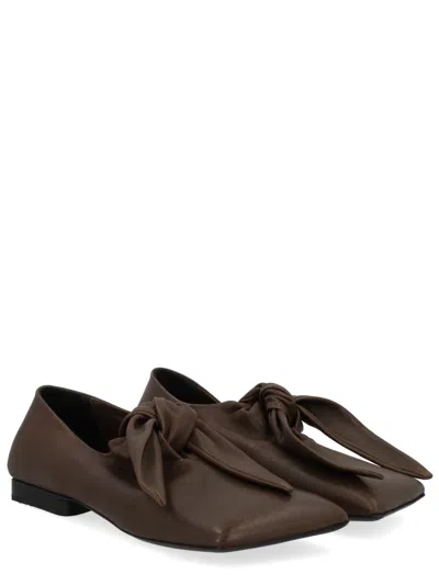 Uma Wang 系带鞋 In Brown