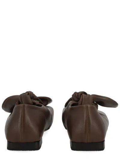 Uma Wang 系带鞋 In Brown