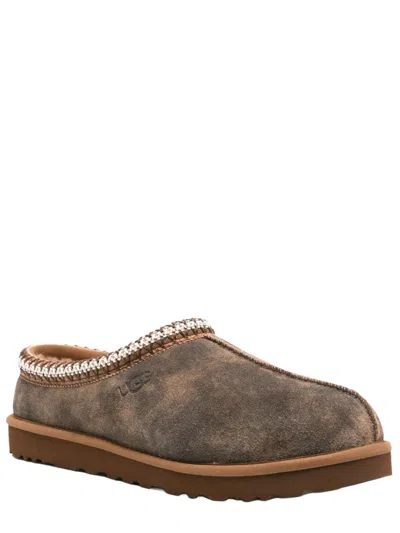 Ugg Chestnut Brown Suede Leather Tasman Ii Slippers In Brown