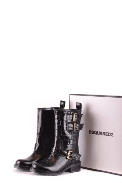 Dsquared2 Dsquared Booties Black In Black