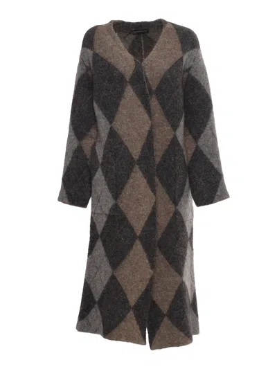 Lorena Antoniazzi Coat In Gray