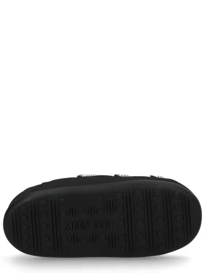 Moon Boot Slipper "icon" In Black