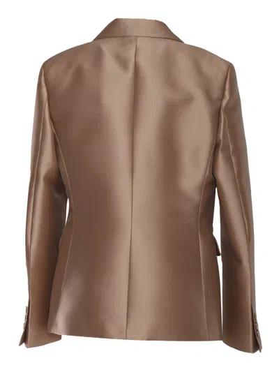 Alberta Ferretti Jacket In Brown