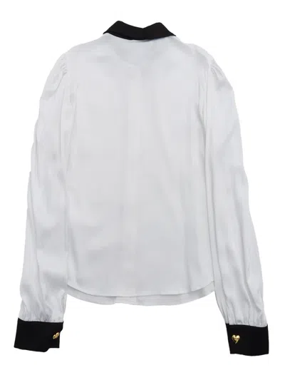 Moschino Kid Camicia M/l In White