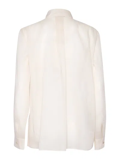 Alberta Ferretti Camicia Beige In White
