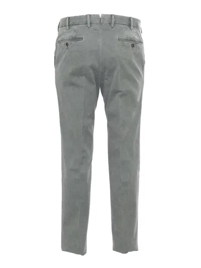 Pt01 Slim, Flat Front, Diagonal Pockets In Green