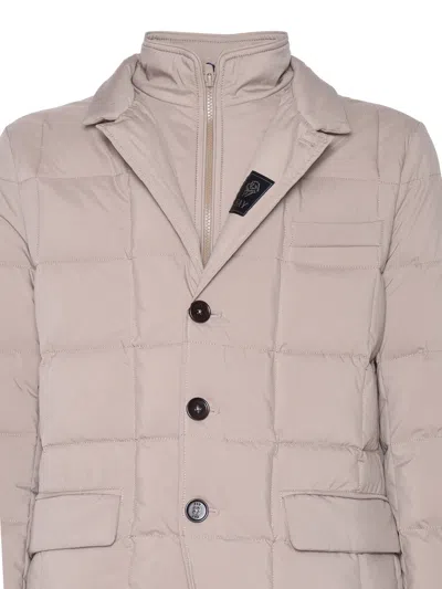 Fay Down Jacket (db Front) In Purple
