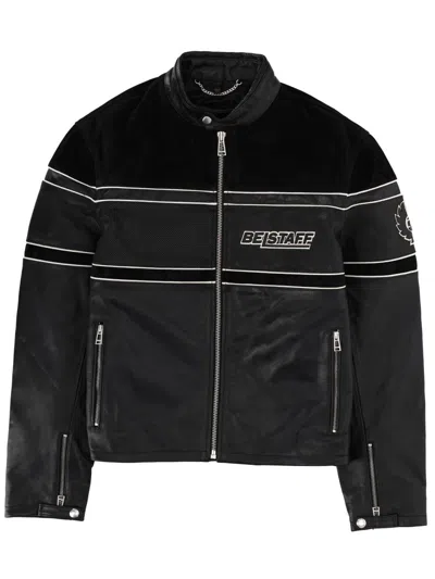 Belstaff Competition Speed Leather Jacket In Black