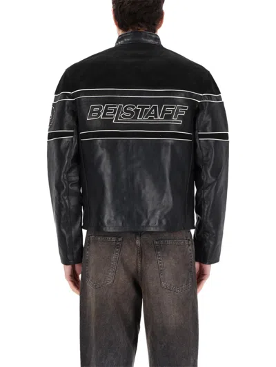 Belstaff Competition Speed Leather Jacket In Black