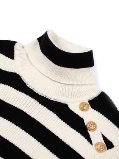 Balmain Knit Jumper In Multi