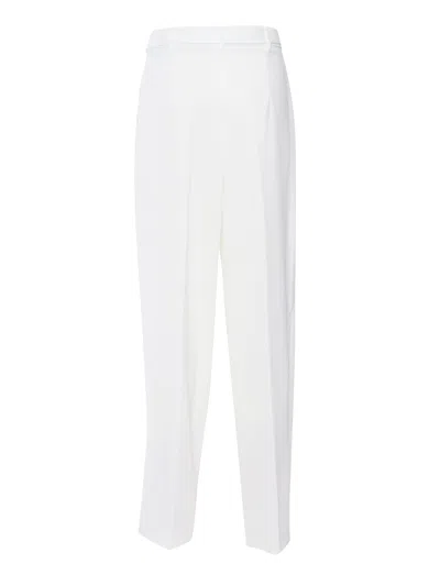 Max Mara Studio Neottia Long Trouser In White
