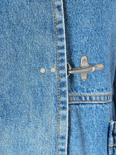 Fay Mini 3 Ganci Denim- Sfoderato In Blue