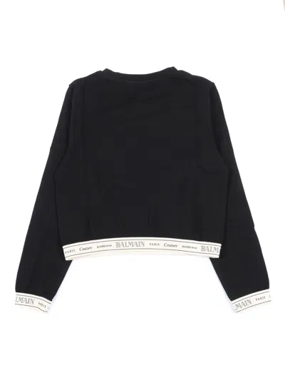 Balmain Sweatshirt In Black