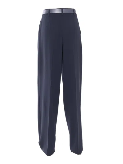 Max Mara Studio Neottia 长裤 In Blue