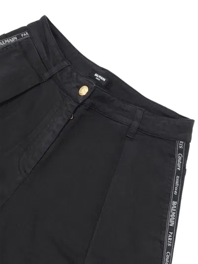 Balmain Trousers In Black