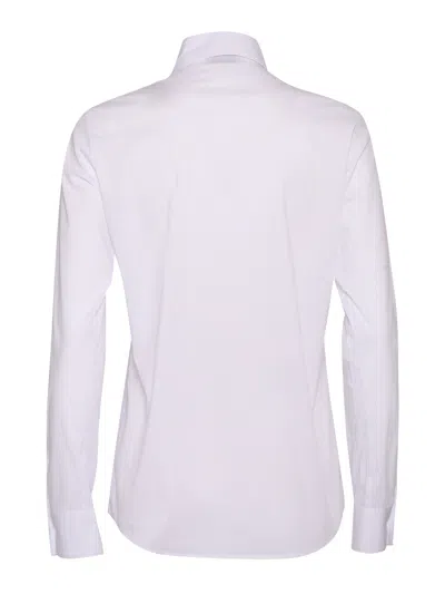 Mazzarelli Camicie Camicia In Cotone Mod。马里b In White
