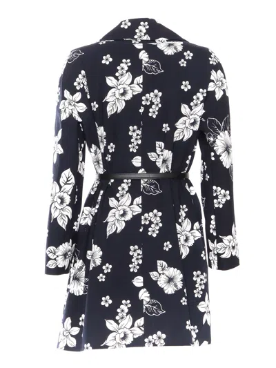 Max Mara Studio Viterbo Overcoat In Multi