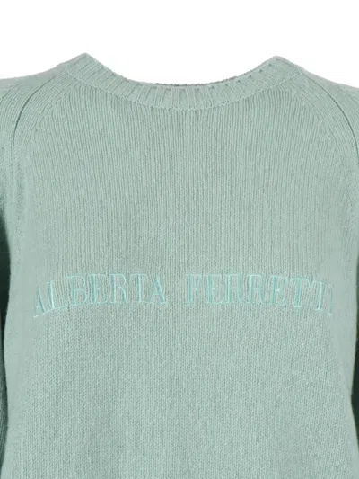 Alberta Ferretti Maglia In Green